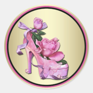 Pegatinas de rosa rosa oro negro