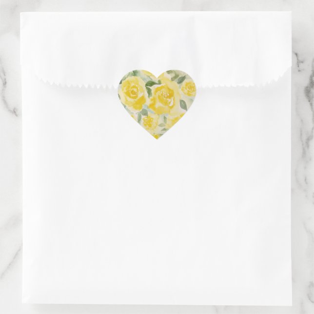 Pegatinas de Rosas Amarillas (Bolso)