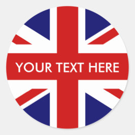 Pegatinas de Round British Union Jack | SELLOS PAR