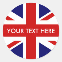 Pegatinas de Round British Union Jack | SELLOS PAR