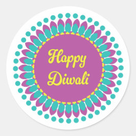 Pegatinas de Round Diwali