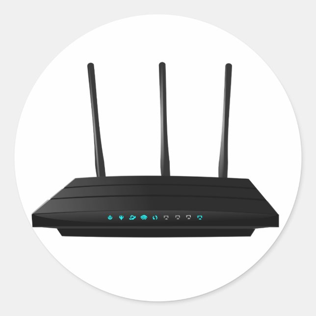 Pegatinas de router inalámbrico (Anverso)