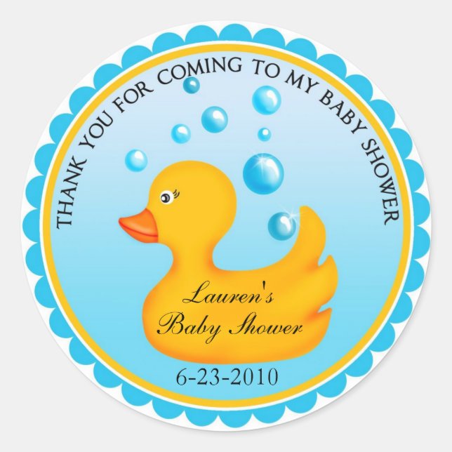 Pegatinas de Rubber Ducky (Anverso)