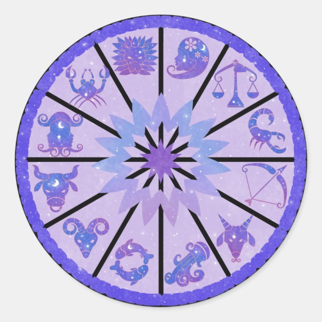 Pegatinas de Rueda del Zodiaco (Anverso)