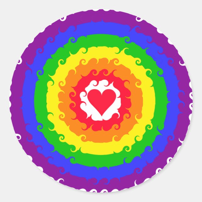 Pegatinas de ruedas arco iris (Anverso)