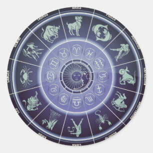pegatinas de ruedas de astrología