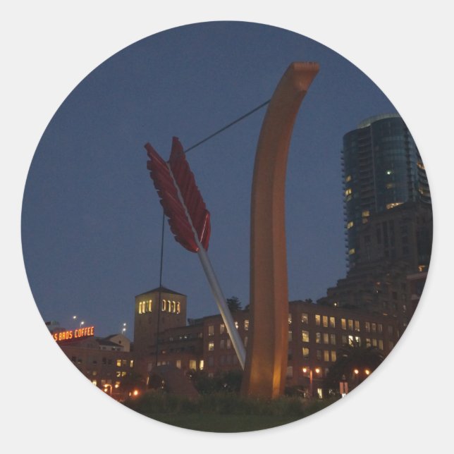 Pegatinas de San Francisco Cupid número 3 (Anverso)