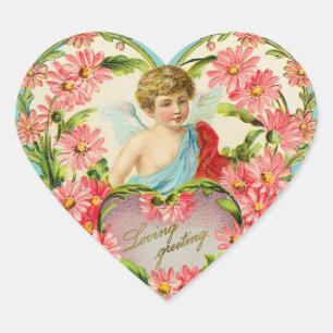 Pegatinas de San Valentín de Victoria