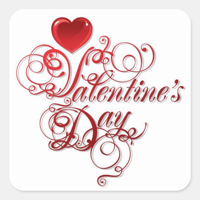 Pegatinas de San Valentín/Feliz Día de San Valentí (Anverso)
