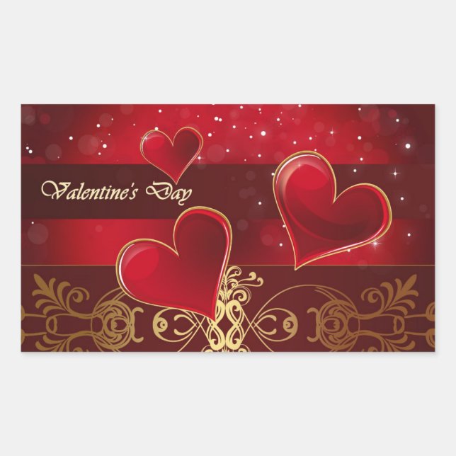 Pegatinas de San Valentín/Feliz Día de San Valentí (Anverso)