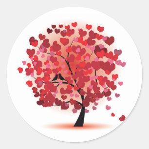 Pegatinas de San Valentín Hearts