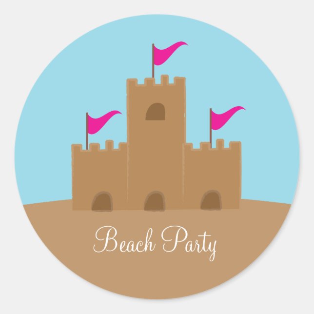 Pegatinas de Sand Castle (Anverso)