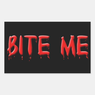 Pegatinas de sangre de Bite Me