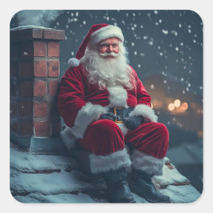 Pegatinas de Santa Claus