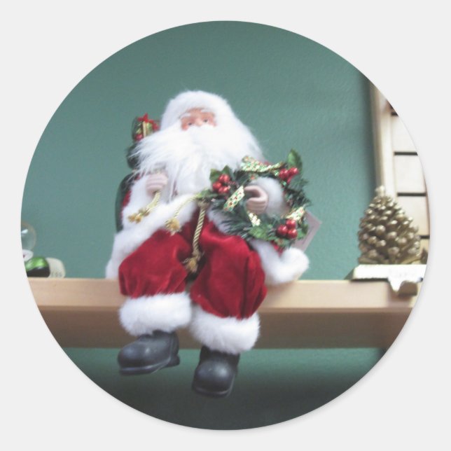 Pegatinas de Santa Claus (Anverso)