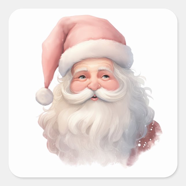 Pegatinas de Santa Claus (Anverso)