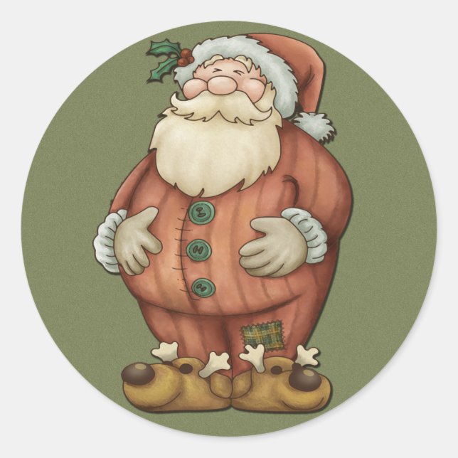 Pegatinas de Santa Clause (Anverso)