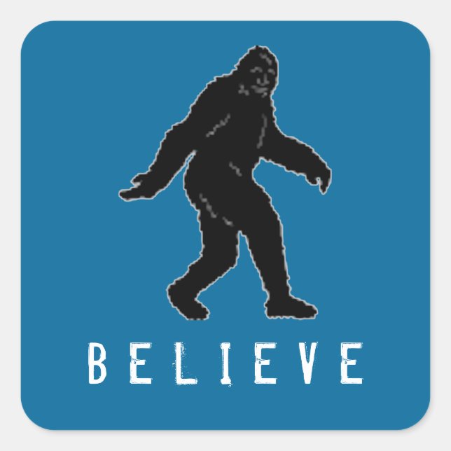 Pegatinas de Sasquatch Believe (Anverso)
