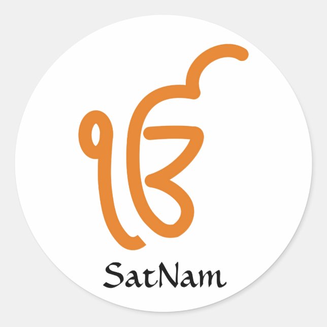 Pegatinas de SatNam Kundalini (Anverso)