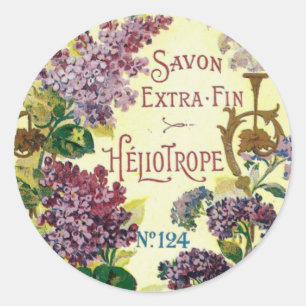 Pegatinas de Savon del heliótropo