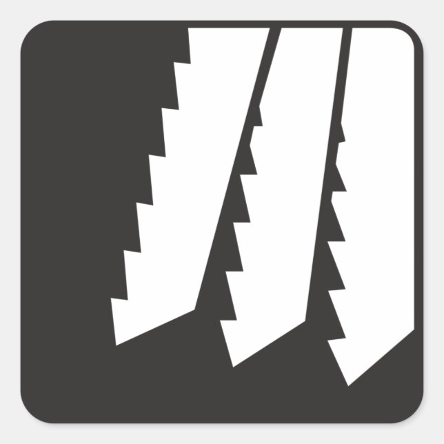 Pegatinas de Saw Teeth (Anverso)