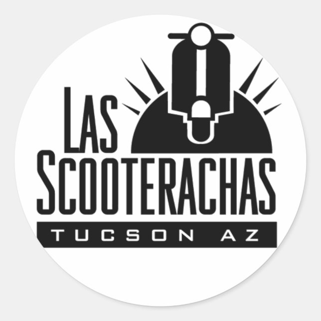 Pegatinas de Scooterachas (Anverso)