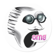 Pegatinas de Scream OMG