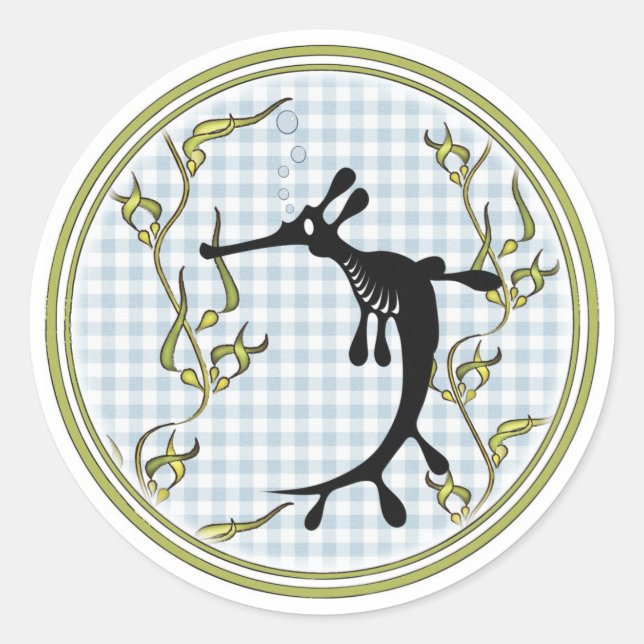 Pegatinas de Sea Dragon 3" (Anverso)