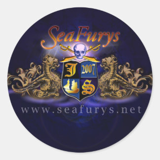 Pegatinas de SeaFurys Shield (Azul)