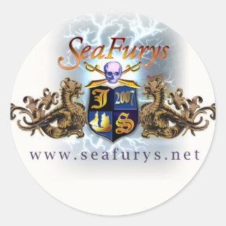 Pegatinas de SeaFurys Shield (blanco)