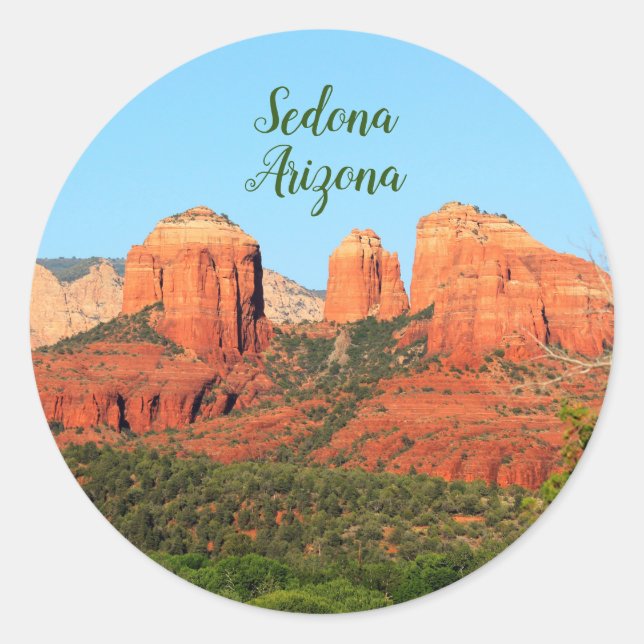 Pegatinas de Sedona Arizona 6 pk 3" (Anverso)