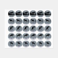 Pegatinas de seguimiento de entrenamiento de cabal