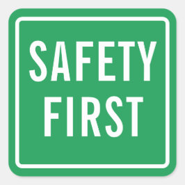 Pegatinas de seguridad de primer cuadrado para Rót