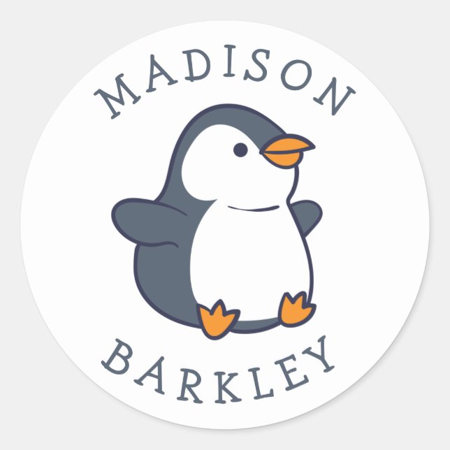 Pegatinas de sellado de sobres adorables para niño (Anverso)