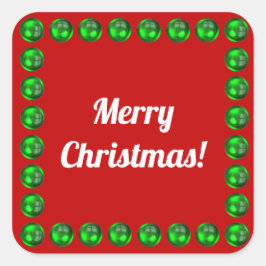 Pegatinas de Sello de Sobre de Feliz Navidad