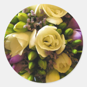 Pegatinas de Sello para sobres de flores