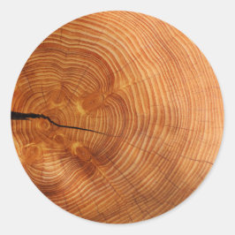 Pegatinas de Sello para sobres de madera