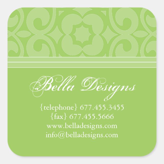 Pegatinas de Sello para sobres de moda (Anverso)