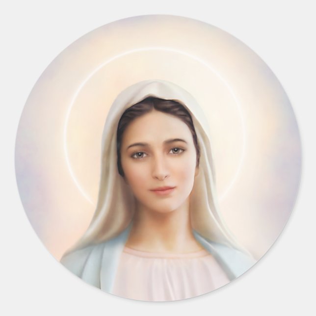 Pegatinas de Sello para sobres de Nuestra Señora d (Anverso)