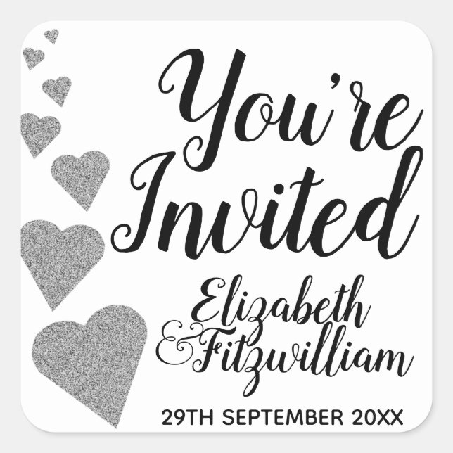 Pegatinas de Sello para sobres de Purpurinas plate (Anverso)