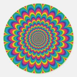 Pegatinas de Sello para sobres de tinte psicodélic