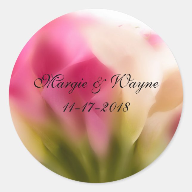 Pegatinas de Sello para sobres personalizados de C (Anverso)