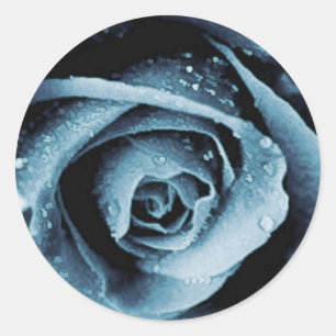 Pegatinas de Sello para sobres Rosa azul