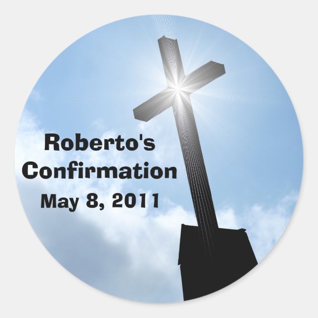 Pegatinas de sellos de confirmación de personaliza (Anverso)