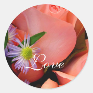 Pegatinas de Sellos para sobres Bodas de amor