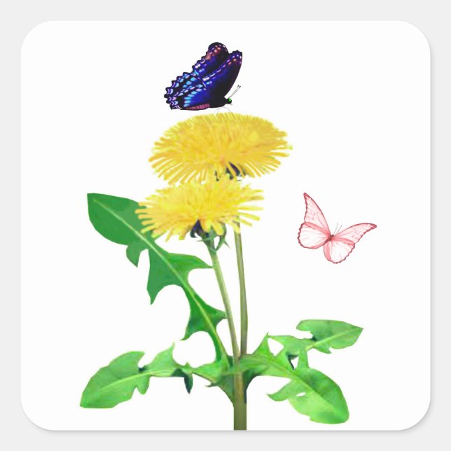 Pegatinas de Sellos para sobres de mariposas (Anverso)