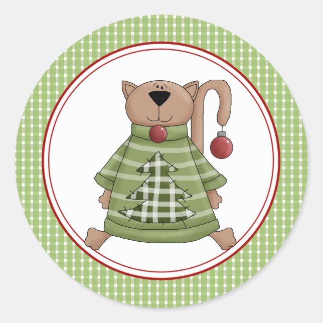 Pegatinas de Sellos para sobres gatos de Kitty (Anverso)