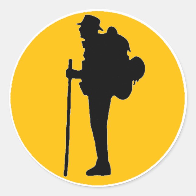 Pegatinas de senderismo (Anverso)