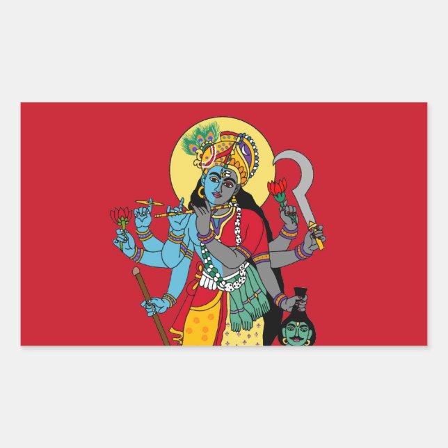 Pegatinas de Señor Krishnakali (Anverso)