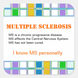 PEGATINAS de sensibilización de MS para esclerosis